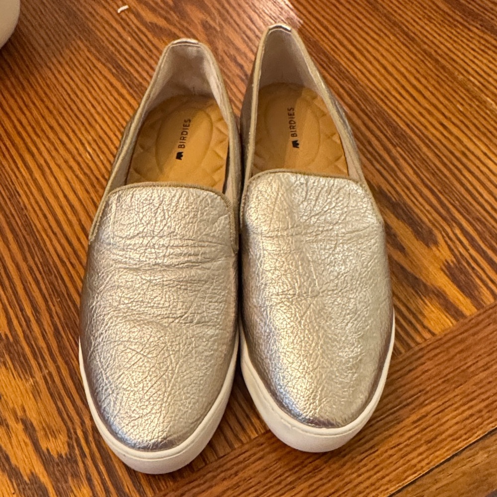 Birdies Gold Metallic Sneakers